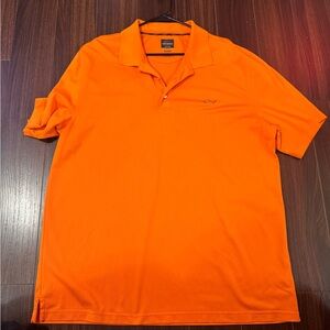 Greg Norman Collection Vibrant Orange Polo Shirt